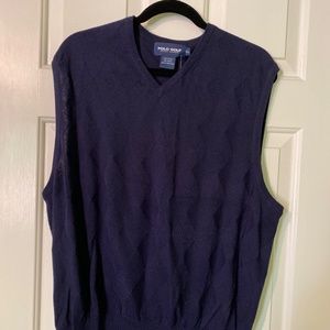 Polo Golf sweater vest, new with tag, XL, navy